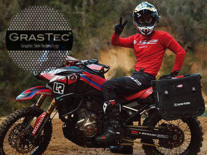 KIT ADESIVI GRAFICHE HONDA AFRICA TWIN CRF 1100 - GRAFICA KIRIAN MIRABET