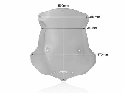 WRS - CUPOLINO WRS TOURING FUME TRIUMPH TIGER EXPLORER 1200 2016-2021