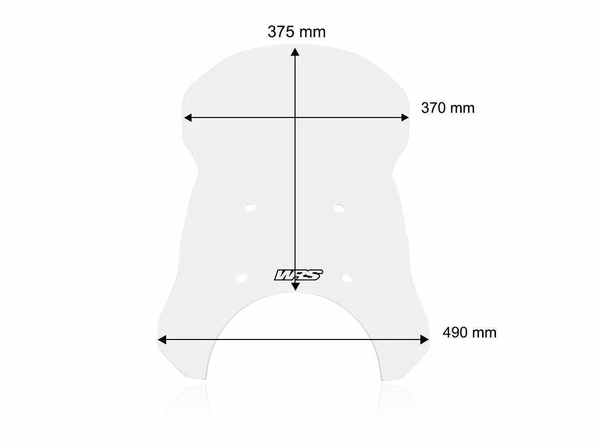 WRS - CUPOLINO CAPONORD TRASPARENTE WRS ROYAL ENFIELD HIMALAYAN 450 2024-2025