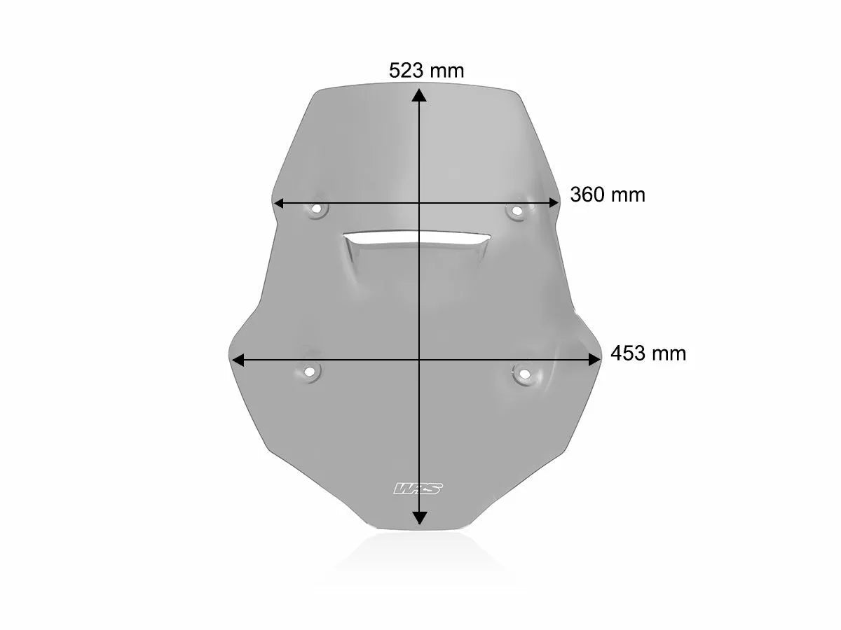 WRS - CUPOLINO TOURING FUME' SCURO WRS CF MOTO 800 MT 2022-2024