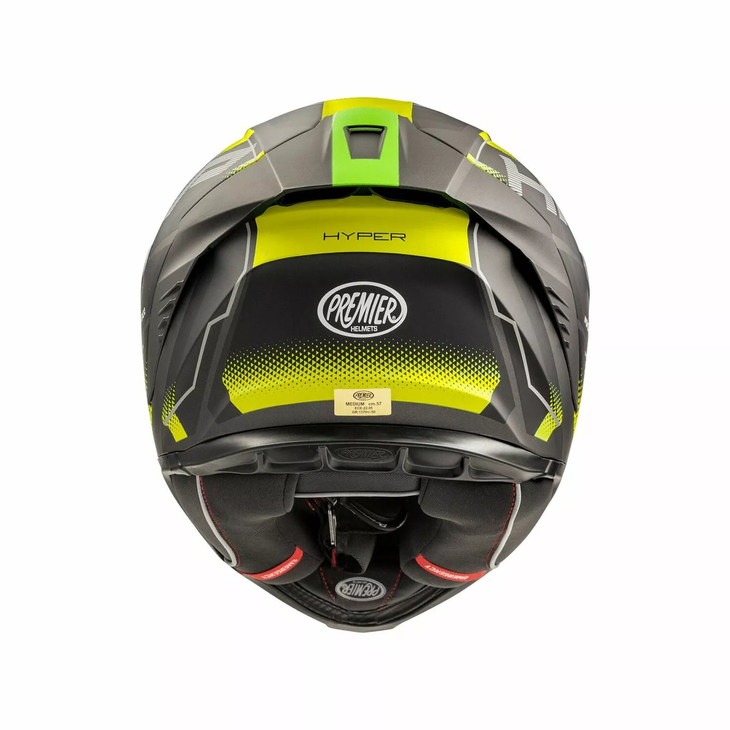 CASCO INTEGRALE - PREMIER HYPER HP 6BM - OMOLOGATO ECE 2206 AEROGRAFATO