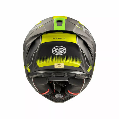 CASCO INTEGRALE - PREMIER HYPER HP 6BM - OMOLOGATO ECE 2206 AEROGRAFATO