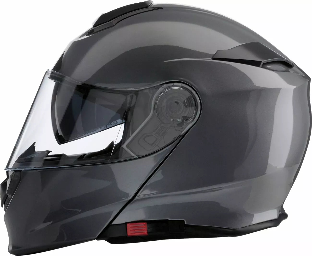 CASCO MODULARE - Z1R SOLARIS 2.0 DARK SILVER - OMOLOGATO ECE 2206 GRIGIO SCURO LUCIDO (Copia)