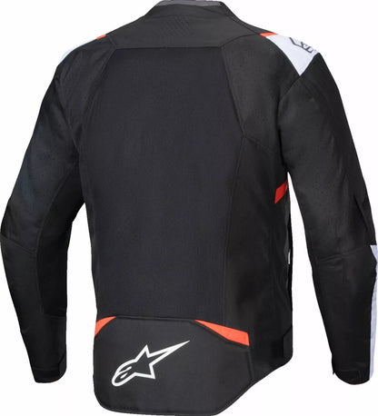 ALPINESTARS - GIACCA MOTO UOMO T-SPS AIR V2 ROSSO E BIANCO IN TESSUTO CON PROTEZIONI