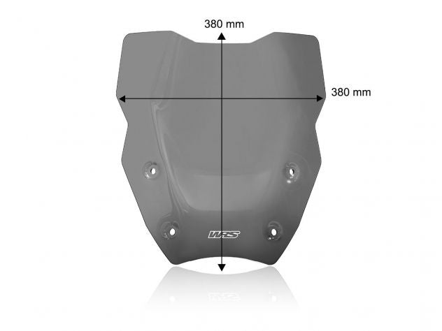 WRS - CUPOLINO TOURING CON RADAR FUME' SCURO WRS BMW R 1300 GS 2023-2024