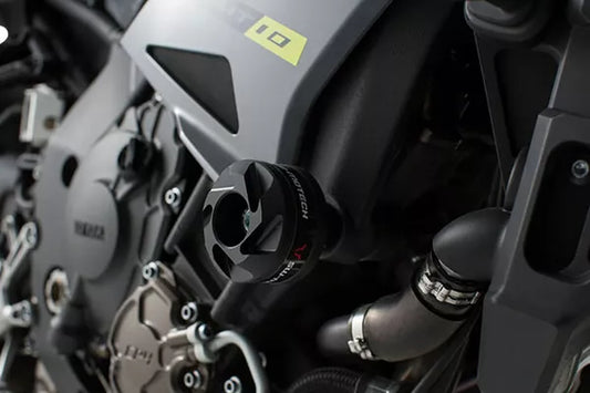 SW-MOTECH - KIT TAMPONI DI PROTEZIONE PER TELAIO NERO YAMAHA MT 10 / SP (16-21)