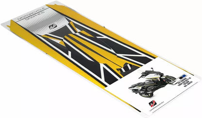 KIT ADESIVI GRAFICHE YAMAHA T-MAX 530 - GRAFICA GIALLO BIANCO NERO TMAX