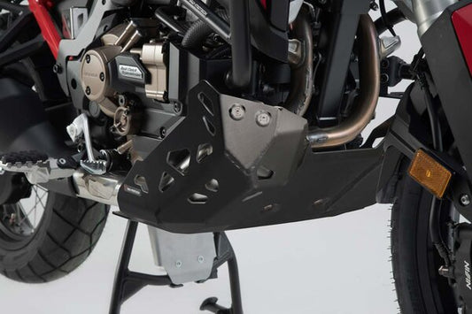 SW-MOTECH - PARAMOTORE PROTEZIONE MOTORE NERO HONDA CRF 1100 L / Adv Sports (19-) con SBL