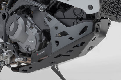 SW-MOTECH - PARAMOTORE PROTEZIONE MOTORE NERO DUCATI DESERT X (22-) / RALLY (23-)