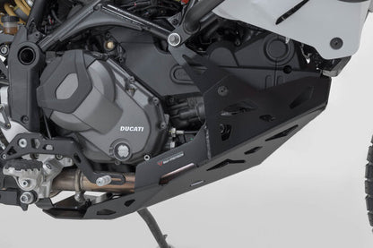 SW-MOTECH - PARAMOTORE PROTEZIONE MOTORE NERO DUCATI DESERT X (22-) / RALLY (23-)