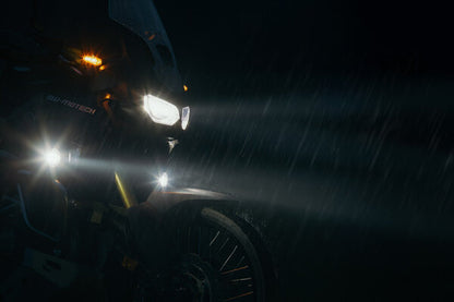 SW-MOTECH - KIT FARETTI EVO FOG LIGHT NERO HONDA CRF 1000 / 1100 / L / ADV. / Sports (19-) NO SBL.