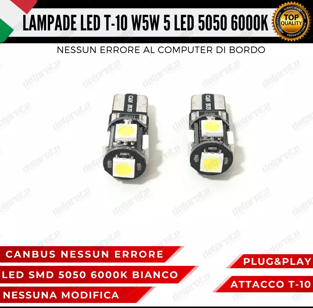 KIT FARI FULL LED ALFA ROMEO 147 MK2 12000 LUMEN ANABBAGLIANTI E LUCI POSIZIONE