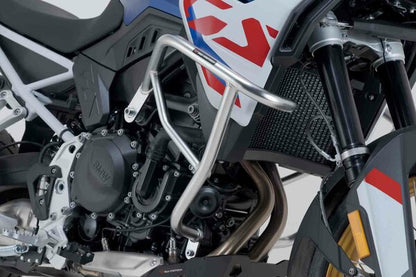 SW-MOTECH - BARRA DI PROTEZIONE MOTORE ACCIAIO INOX BMW F 850 GS (17-), F 800/900 GS (23-)