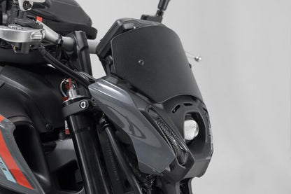 SW-MOTECH - CUPOLINO PARABREZZA IN ALLUMINIO NERO YAMAHA MT-09 / SP (20-23)