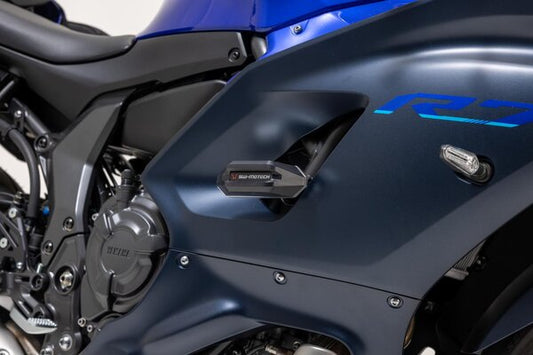 SW-MOTECH - KIT TAMPONI DI PROTEZIONE PER TELAIO NERO YAMAHA YZF-R7 (21-)