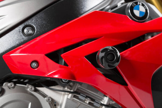 SW-MOTECH - KIT TAMPONI DI PROTEZIONE PER TELAIO NERO BMW BMW S 1000 R (13-16)