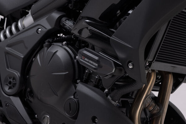 SW-MOTECH - KIT TAMPONI DI PROTEZIONE PER TELAIO NERO KAWASAKI VERSYS 650 (14-21)