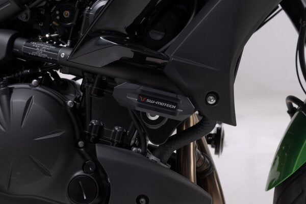 SW-MOTECH - KIT TAMPONI DI PROTEZIONE PER TELAIO NERO KAWASAKI VERSYS 650 (14-21)