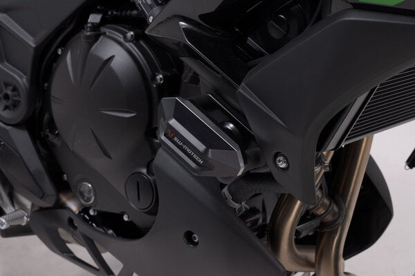 SW-MOTECH - KIT TAMPONI DI PROTEZIONE PER TELAIO NERO KAWASAKI VERSYS 650 (14-21)