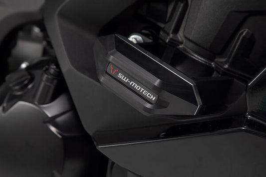 SW-MOTECH - KIT TAMPONI DI PROTEZIONE PER TELAIO NERO KAWASAKI NINJA 1000SX (19-24).