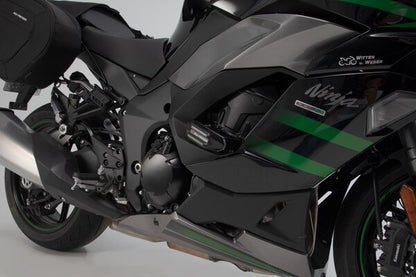 SW-MOTECH - KIT TAMPONI DI PROTEZIONE PER TELAIO NERO KAWASAKI NINJA 1000SX (19-24).