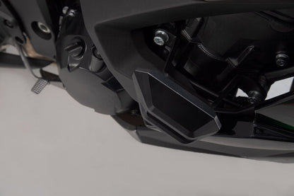 SW-MOTECH - KIT TAMPONI DI PROTEZIONE PER TELAIO NERO KAWASAKI NINJA 1000SX (19-24).